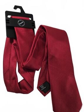 Necktie / Bespoke Red Tie / 57" / Hitman Cosplay / Polyester